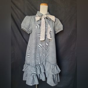 SOLD Leap Lippin Harajuku Japan Glen Check Tartan A Line Dress